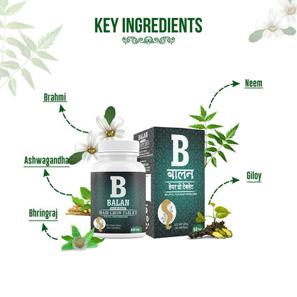 Balan Hair Oil And Hair Grow Tablet
