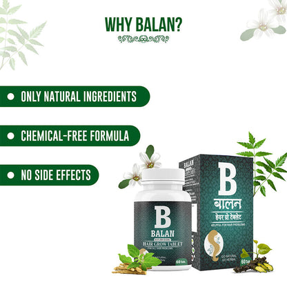 Balan Hair Oil And Hair Grow Tablet